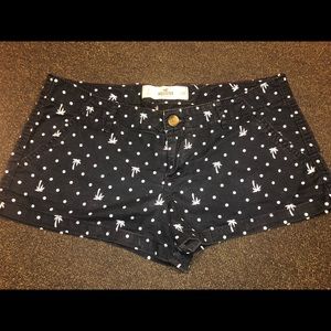 Hollister dark blue shorts